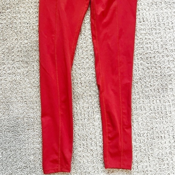 Womens Apana XS Leggings Burnt Orange Teaberry Side Pocket Stretch Fall Autumn - Picture 2 of 10